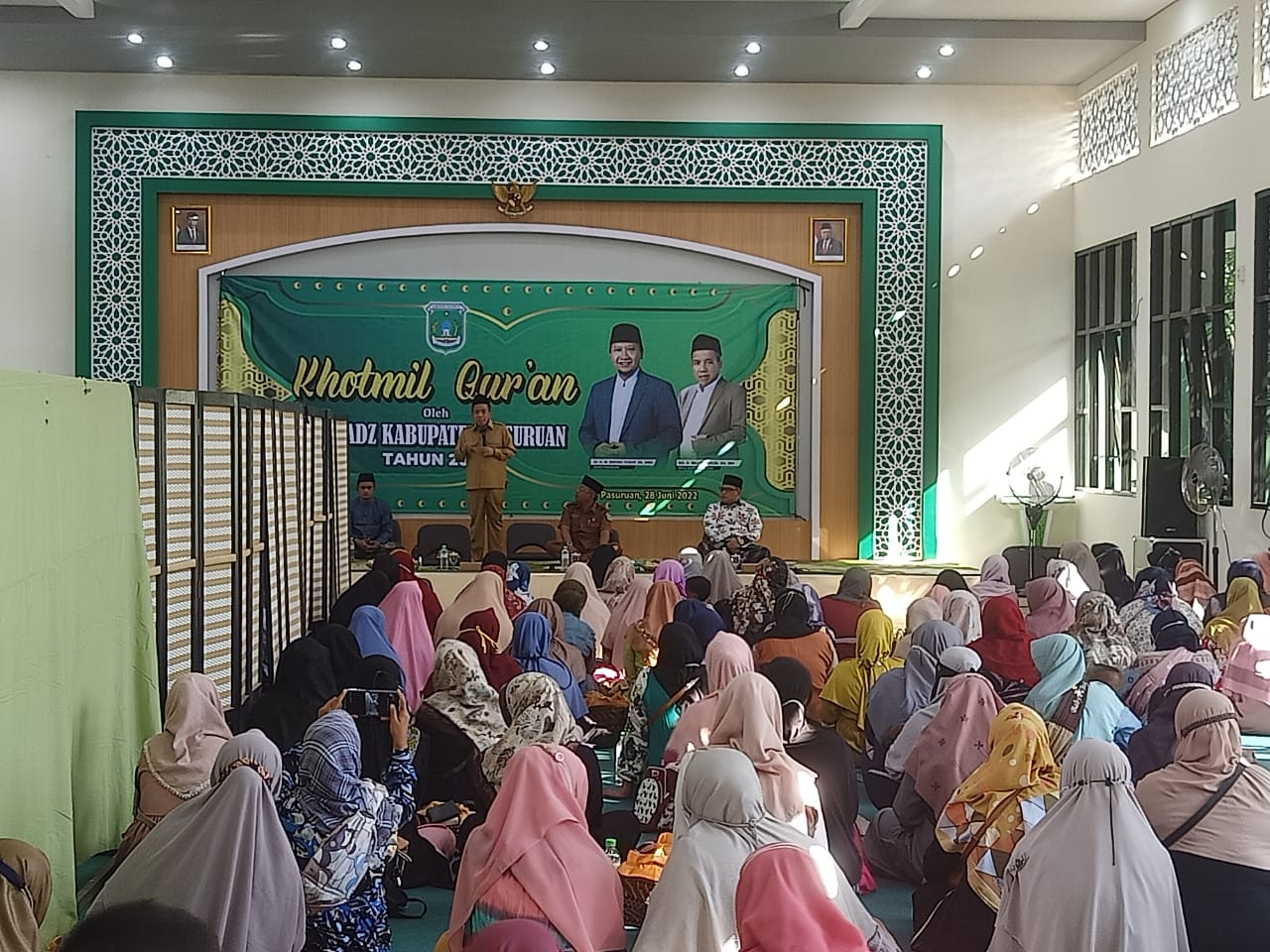 Khotmil Qur'an oleh Huffadz Kab. Pasuruan Tahun 2022 di Aula Ponpes Al Yasini 