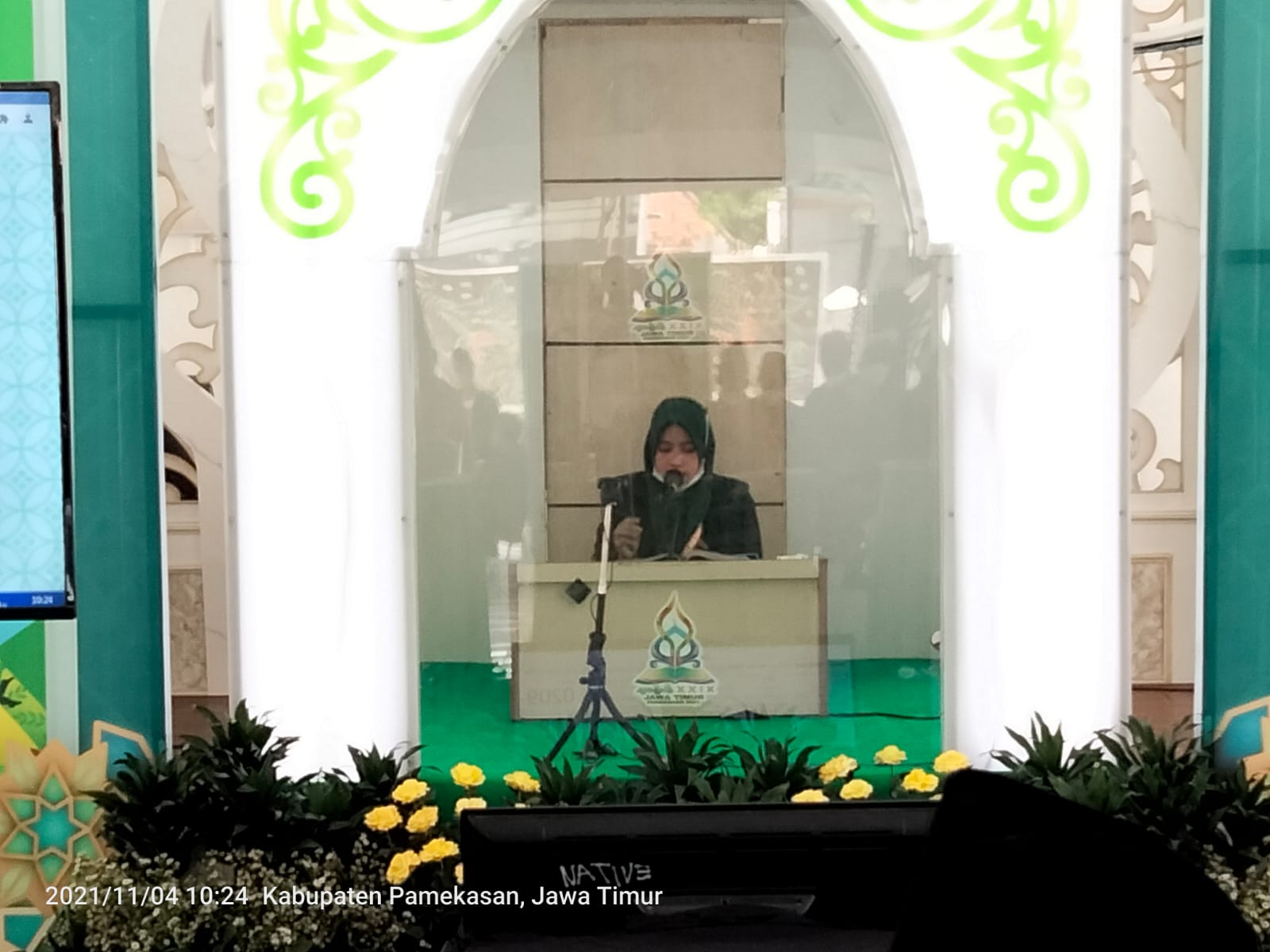 Pelaksanaan Lomba MTQ Tingkat Prov. Jatim di Kabupaten Pamekasan Tahun 2021 Cabang Tilawah Remaja