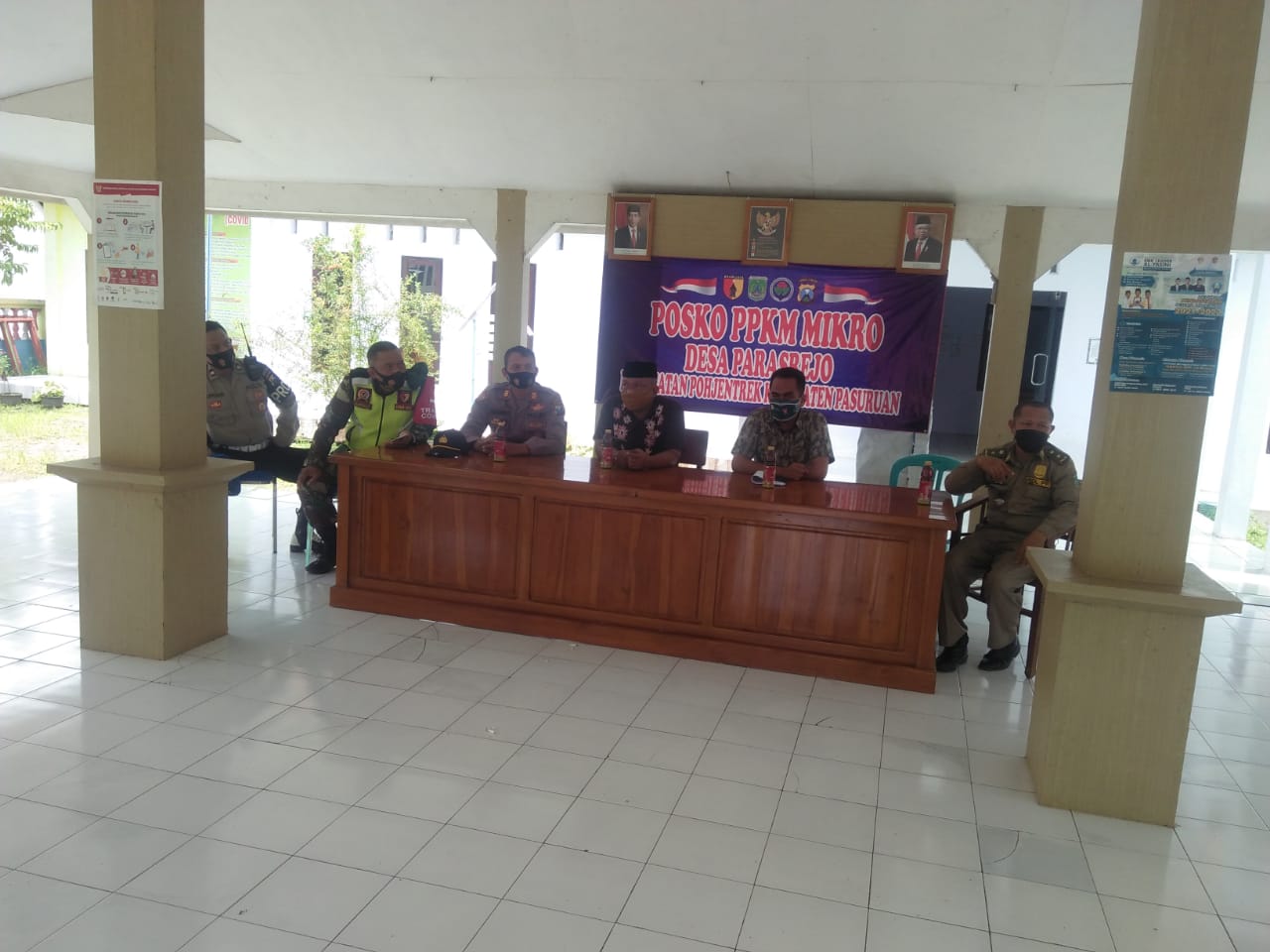 Monitoring dan Evaluasi PPKM di Kecamatan Pohjentrek Tahun 2021