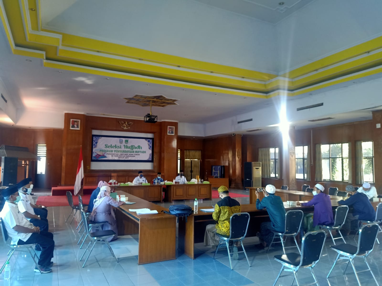 Seleksi Huffadz Tingkat Provinsi Jawa Timur Tahun 2021 di Gedung Serbaguna Pemda Kab. Pasuruan