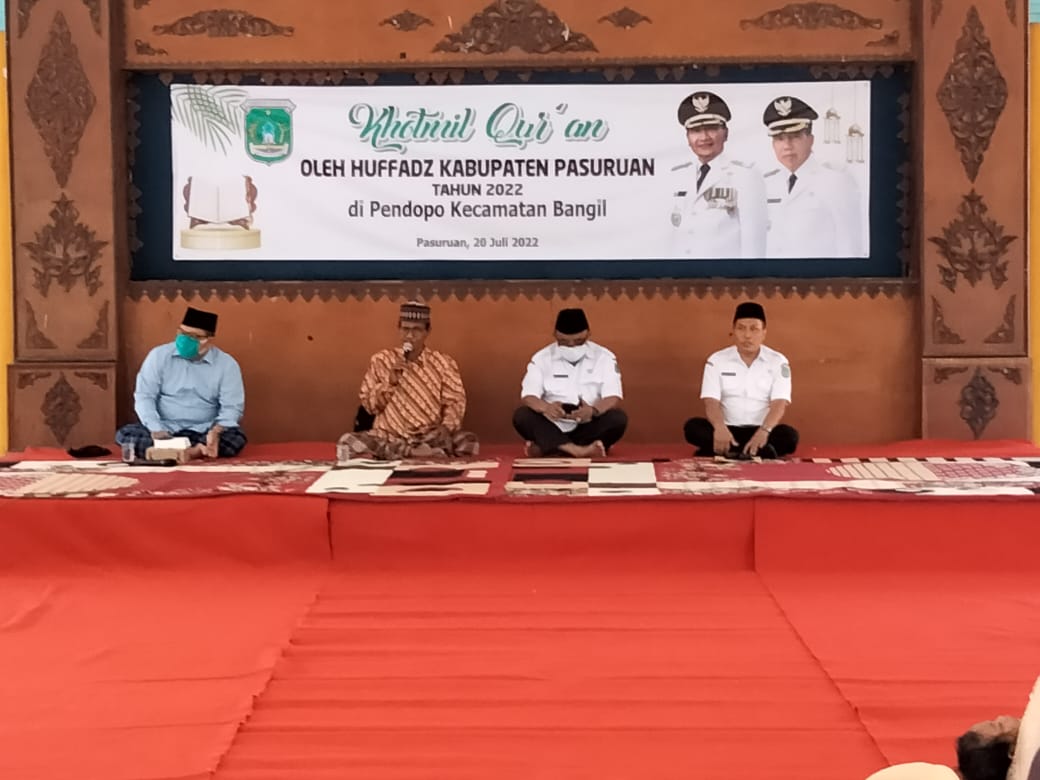 Khotmil Qur'an oleh Huffadz Kab. Pasuruan Tahun 2022 di Kecamatan Bangil