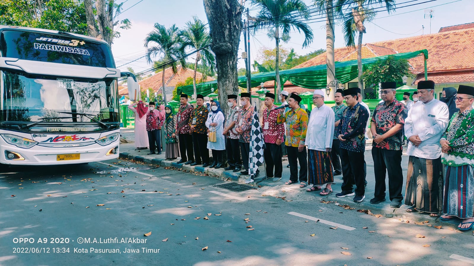 Pemberangkatan Haji Kloter 14 di Kemenag Kabupaten Pasuruan Tahun 2022