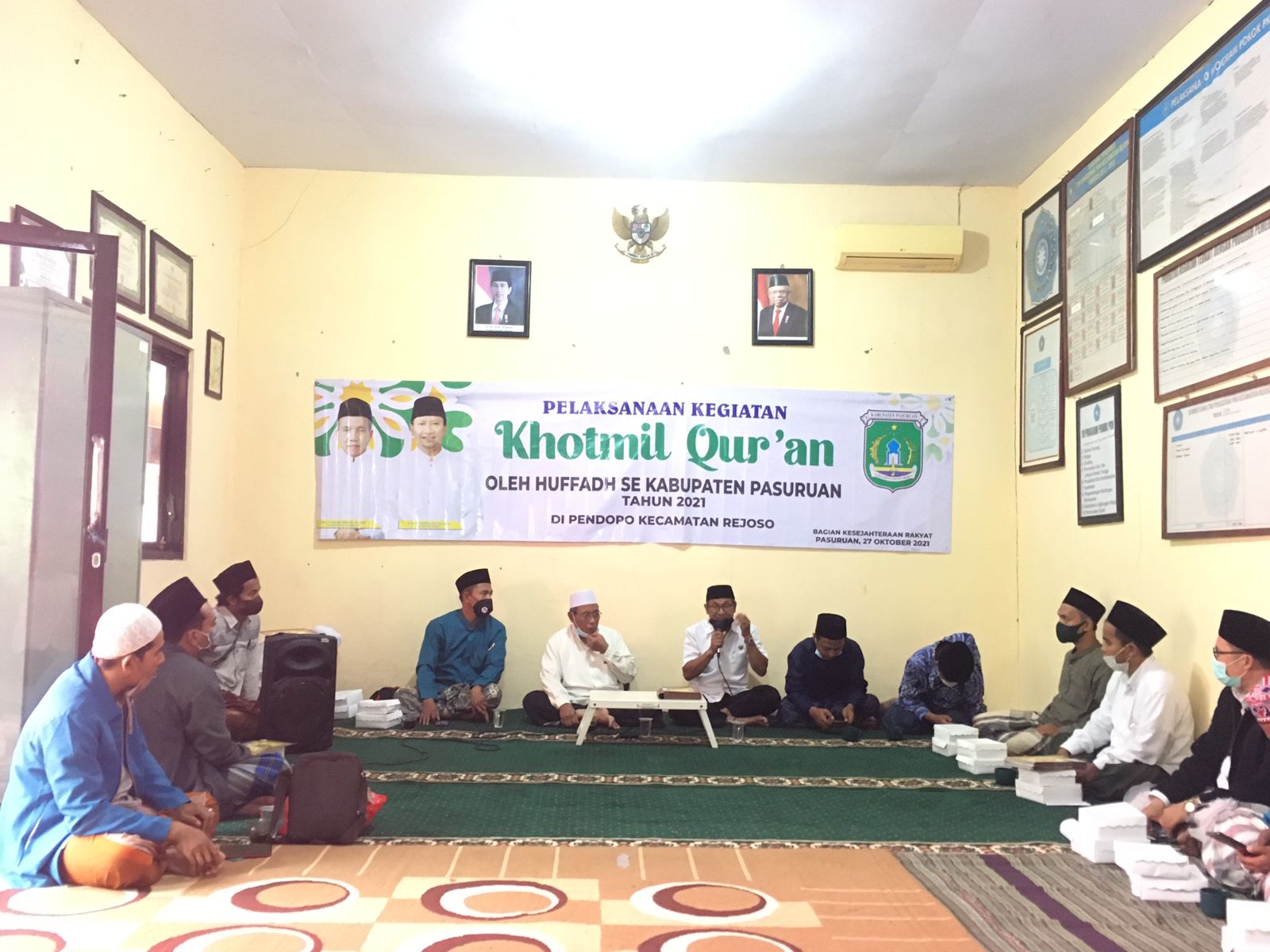 Khotmil Qur'an oleh Huffadz Kabupaten Pasuruan Tahun 2021 di Kecamatan Rejoso