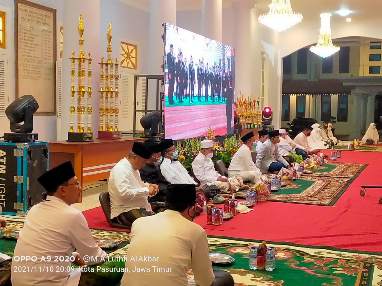 Pelaksanaan Kegiatan Heroik Santri Di Pendopo Kabupaten Pasuruan Tahun 2021