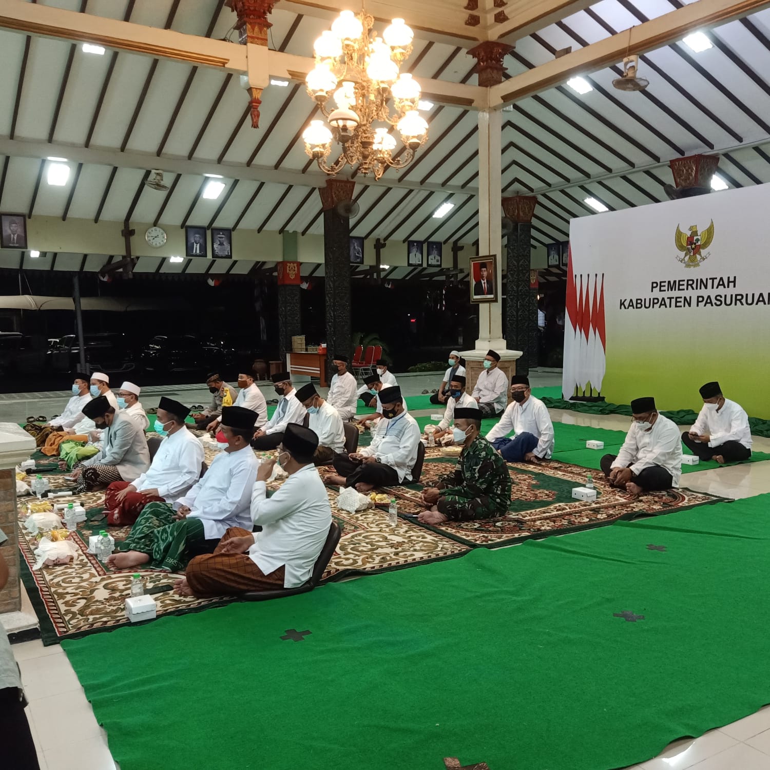 Dzikir dan Do'a Kebangsaan di Pendopo Kabupaten Pasuruan Tahun 2021