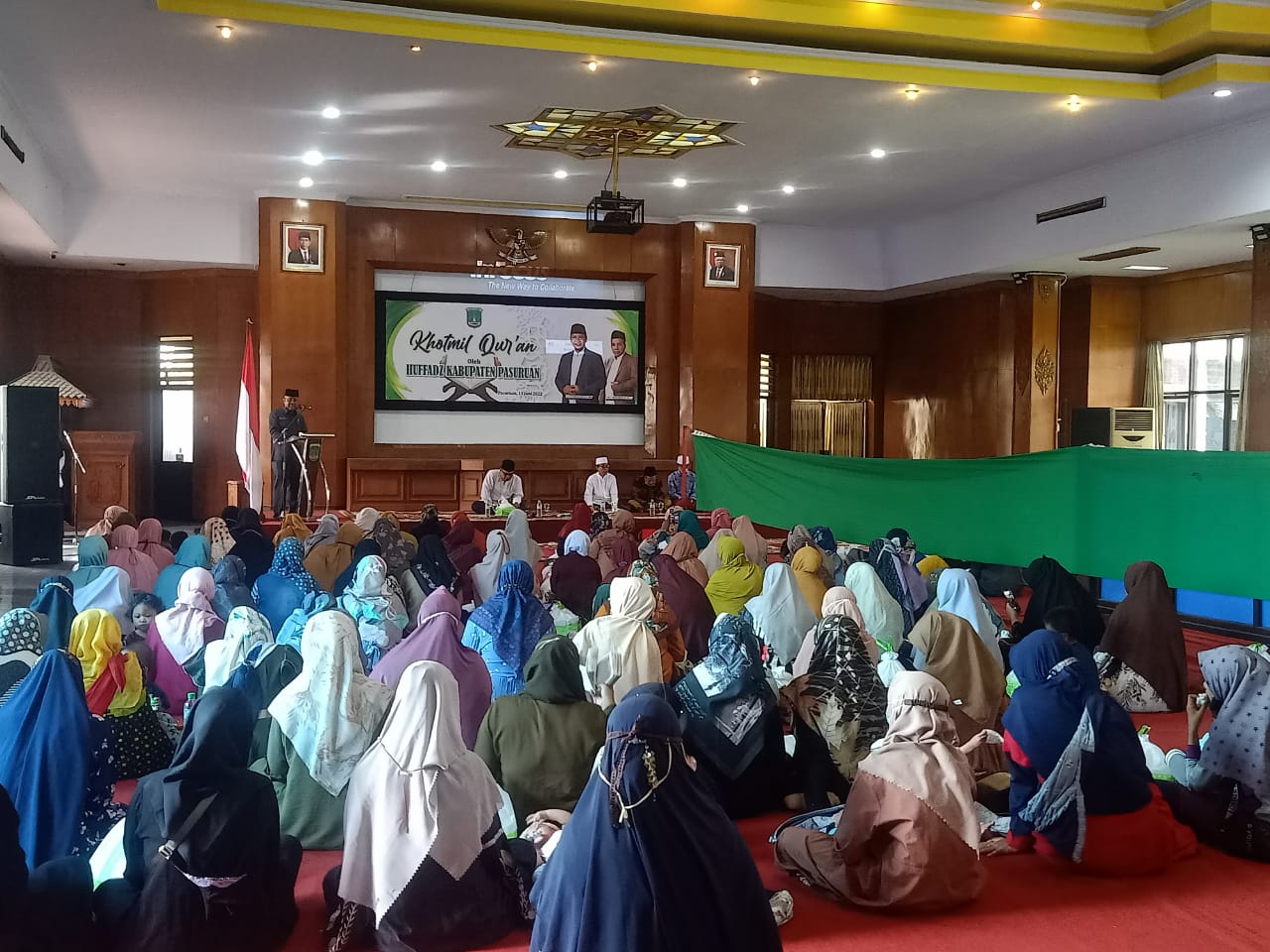 Khotmil Qur'an oleh Huffadz Kab. Pasuruan Tahun 2022 di Gedung Untung Surapati Pemda Kab. Pasuruan
