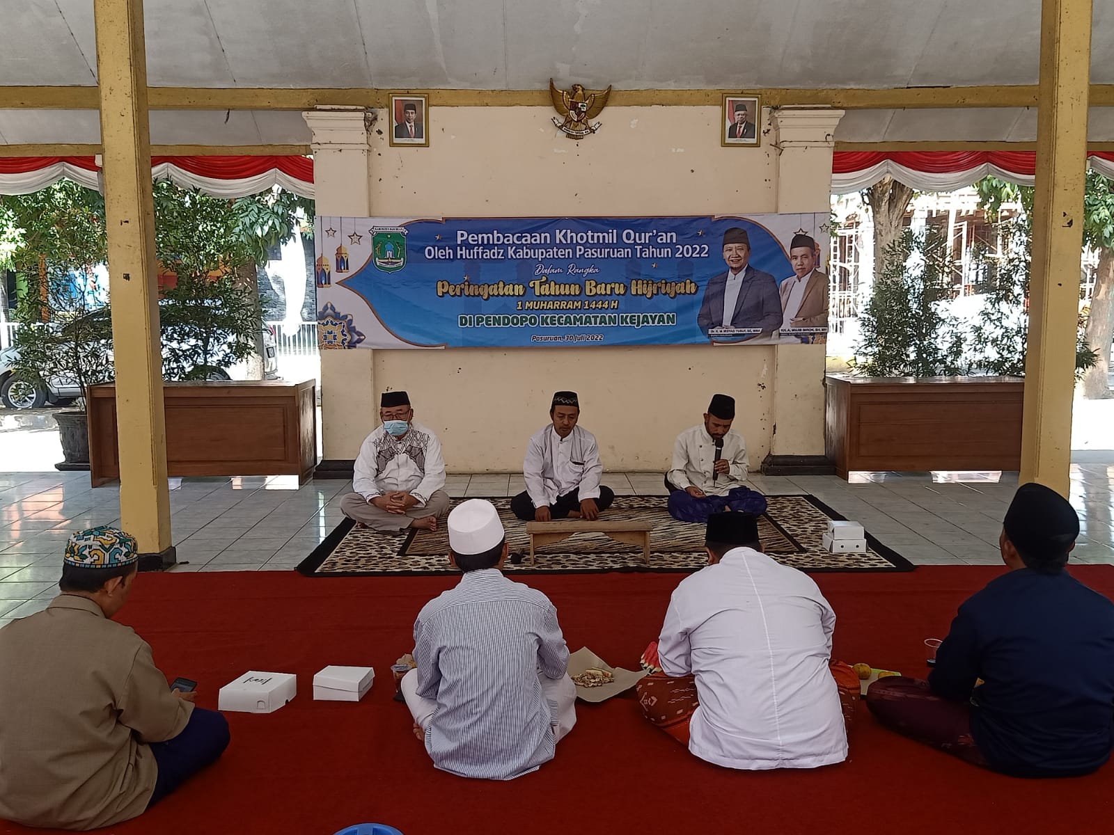 Khotmil Qur'an oleh Huffadz Kab. Pasuruan Tahun 2022 dalam rangka Tahun Baru Hijriyah 1 Muharram 1444 H di Kecamatan Kejayan