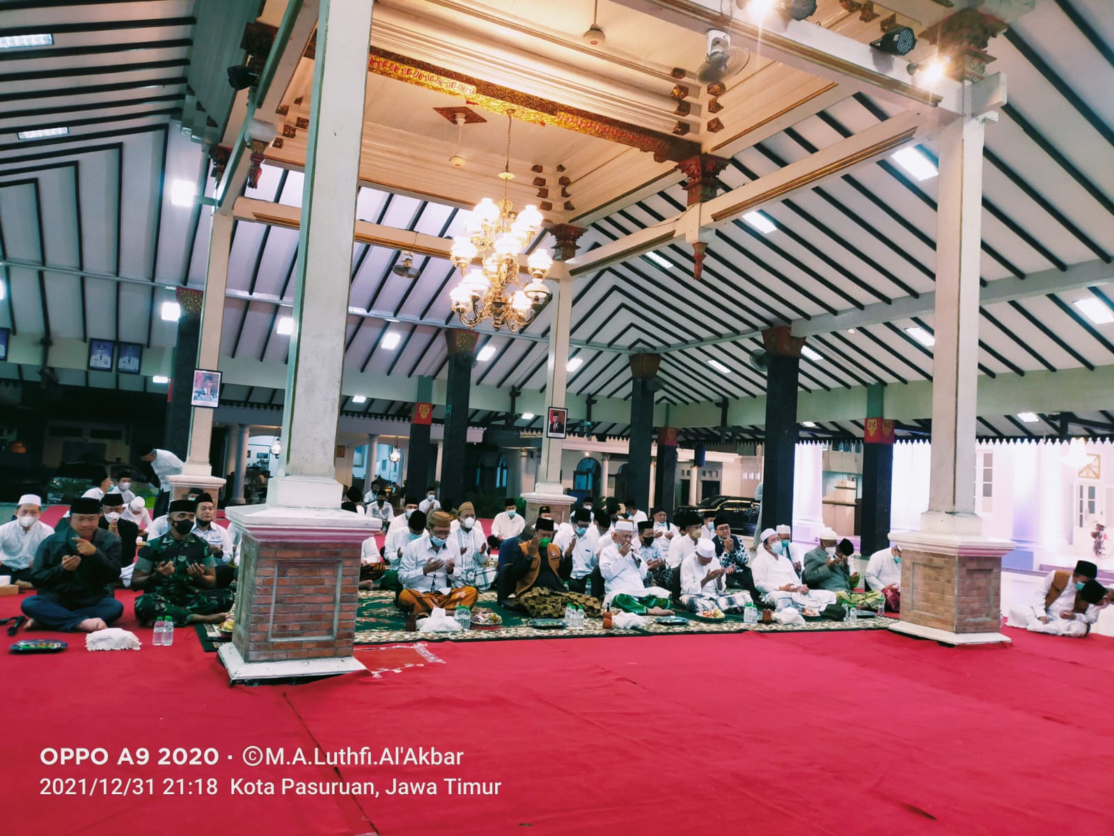 Peringatan Maulid Nabi Muhammad SAW di Pendopo Kabupaten Pasuruan Tahun 2021