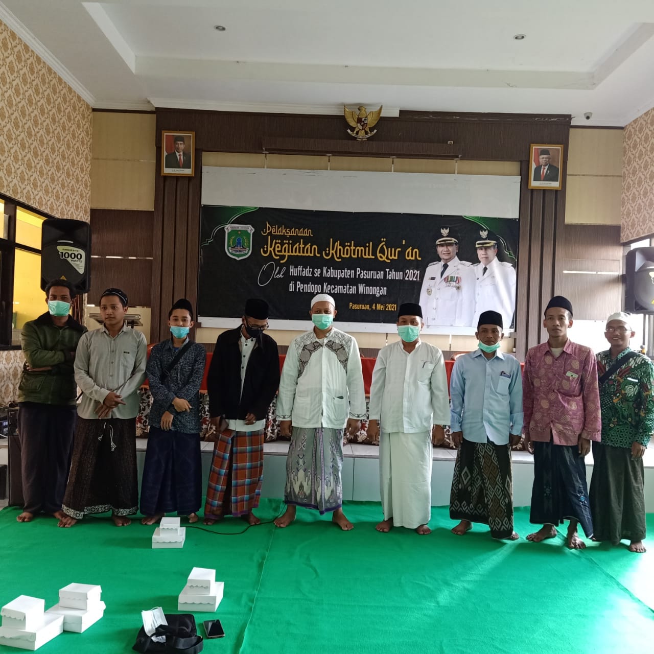 Khotmil Qur'an oleh Huffadz Kabupaten Pasuruan Tahun 2021 di Kecamatan Winongan